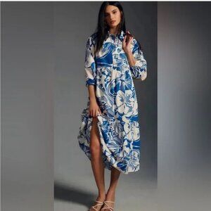 new ANTHROPOLOGIE MAEVE THE BETTINA shirt dress xs